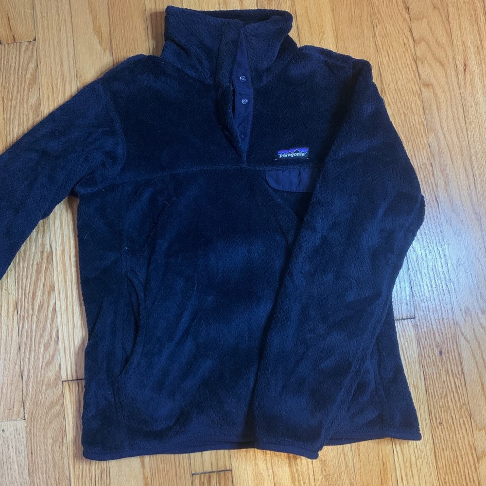 Patagonia fleece pullover navy size small